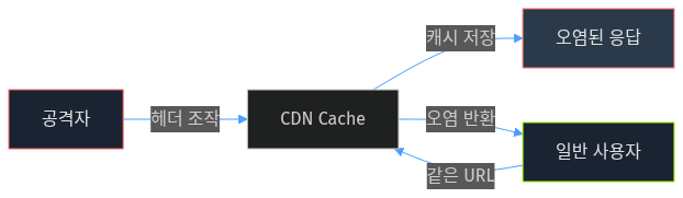 웹 캐시 포이즈닝 공격